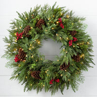 Couronne sapin d'extérieur