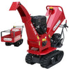 Broyeur de branches autotracté sur brouette à chenilles GeoTech-Pro BMS155 BS - Moteur B&S XR2100 - 7/15 CV
