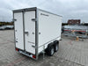 Remorque conteneur Furgon BOX Temared à deux essieux  750 kg