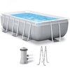 Intex Prisma Frame 26784NP - 300x175x80 cm - Piscine hors-sol + Épurateur et Échelle