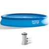 Intex Easy Set 28158NP - Ø457x84 cm - Piscine gonflable + Épurateur à cartouche