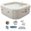 Intex carrée Chevron Deluxe 28472EX - Ø193x71 cm - Piscine hydromassage spa