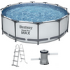 Bestway Steel Pro Max 56418 - Ø366x100 cm - Piscine ronde + pompe de filtration et échelle