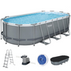 Bestway Power Steel 56710 - 549 x 274 x 122 cm - Piscine ovale