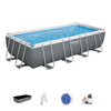 Bestway Power Steel Rectangulaire 56466 - 594x274x122 cm - Piscine hors-sol