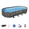 Bestway Power Steel 561ES - 732x366x122 cm - Piscine ovale