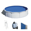 Gre Fidji Ronde Ø350 x 120 cm - Piscine hors-sol en acier
