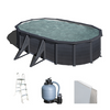 Gre Kea Ovale 500x300x120cm - Piscine hors-sol en acier