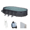 Gre Kea Ovale 730x375x120cm - Piscine hors-sol en acier
