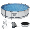 Bestway Steel Pro max 5612Z - Ø488x122 cm - Piscine ronde pour 9-10 personnes