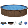 Bestway Hydrium 561CS - Ø549x132 cm - Piscine ronde pour 11-15 personnes