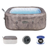 Bestway Lay-Z-Spa Roma AirJet 6001K - 180x180x71 cm - Spa gonflable pour 5-6 personnes